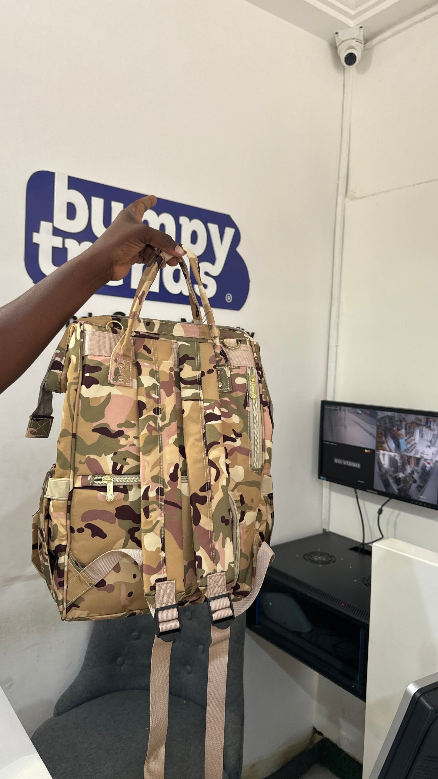 Lovtis Camouflage Diaper Backpack