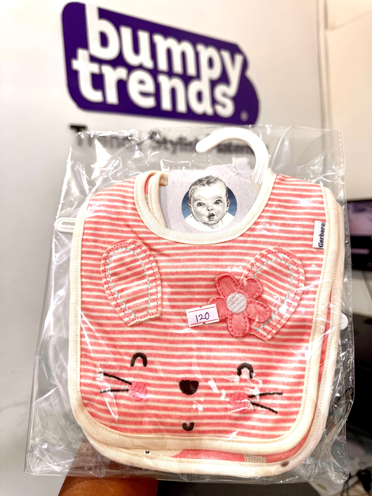 Gerber Red 2 pack Bib Set