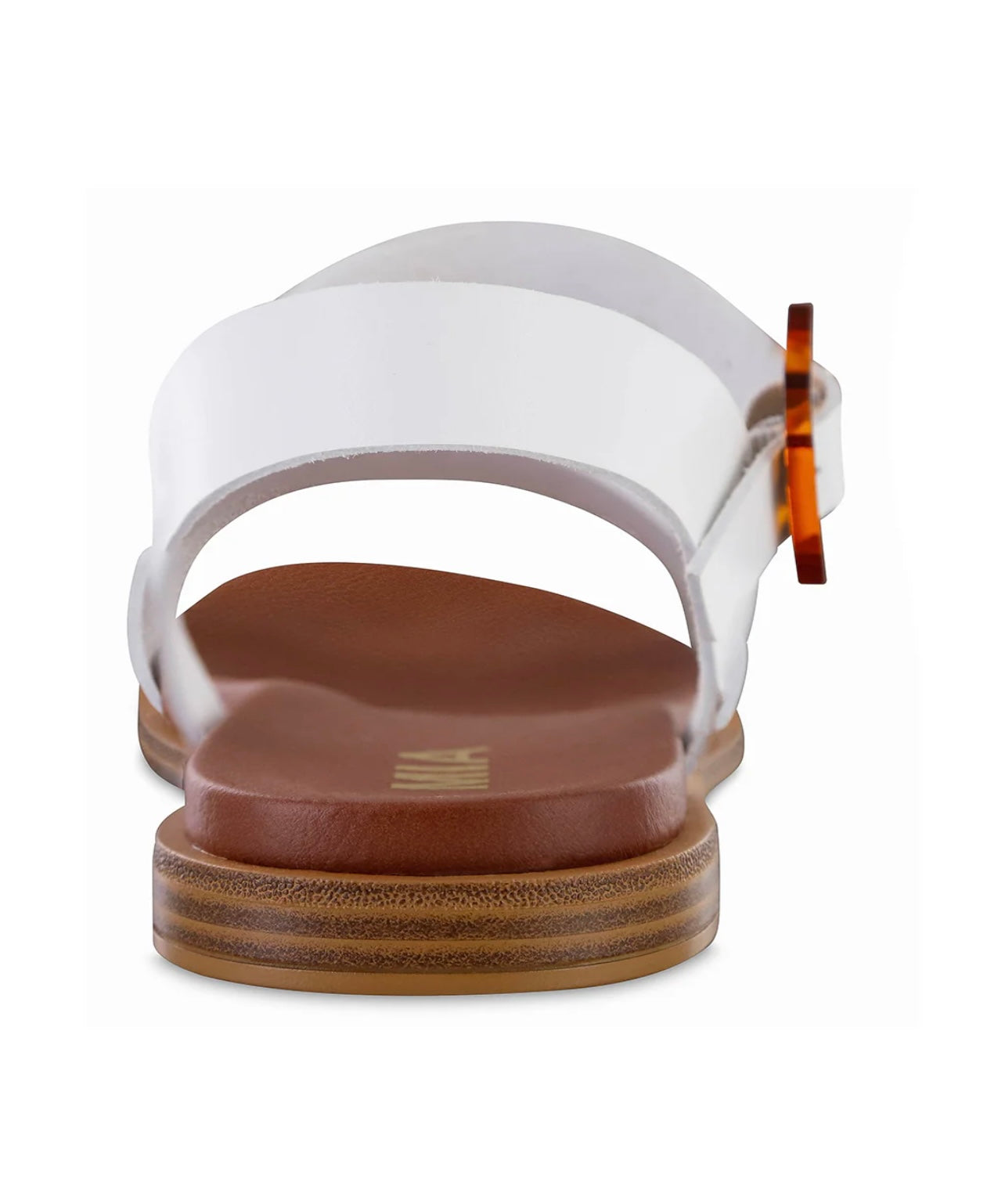 White Strap Adjustable Closures Sandals