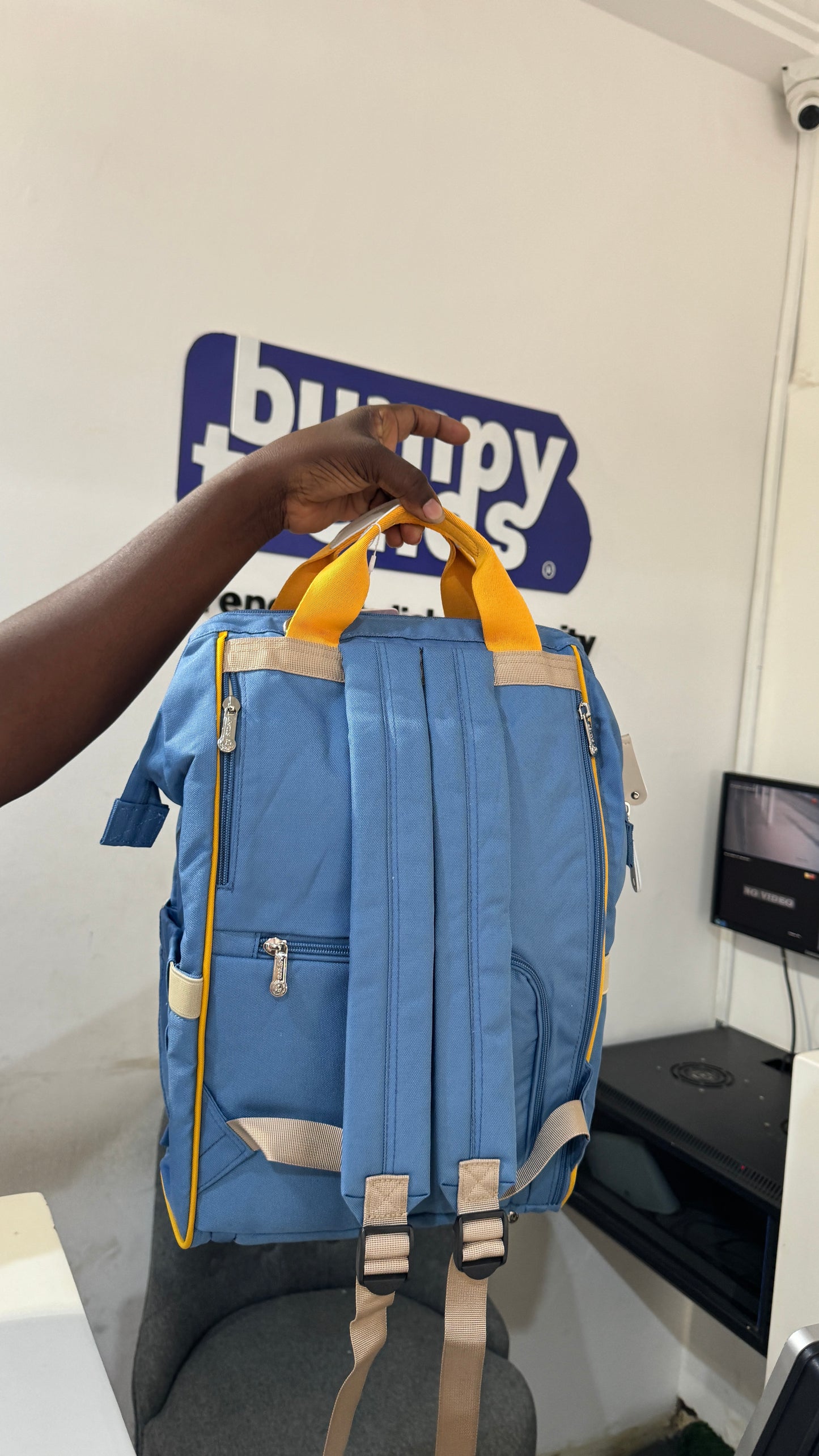 Lovtis Blue Diaper Backpack