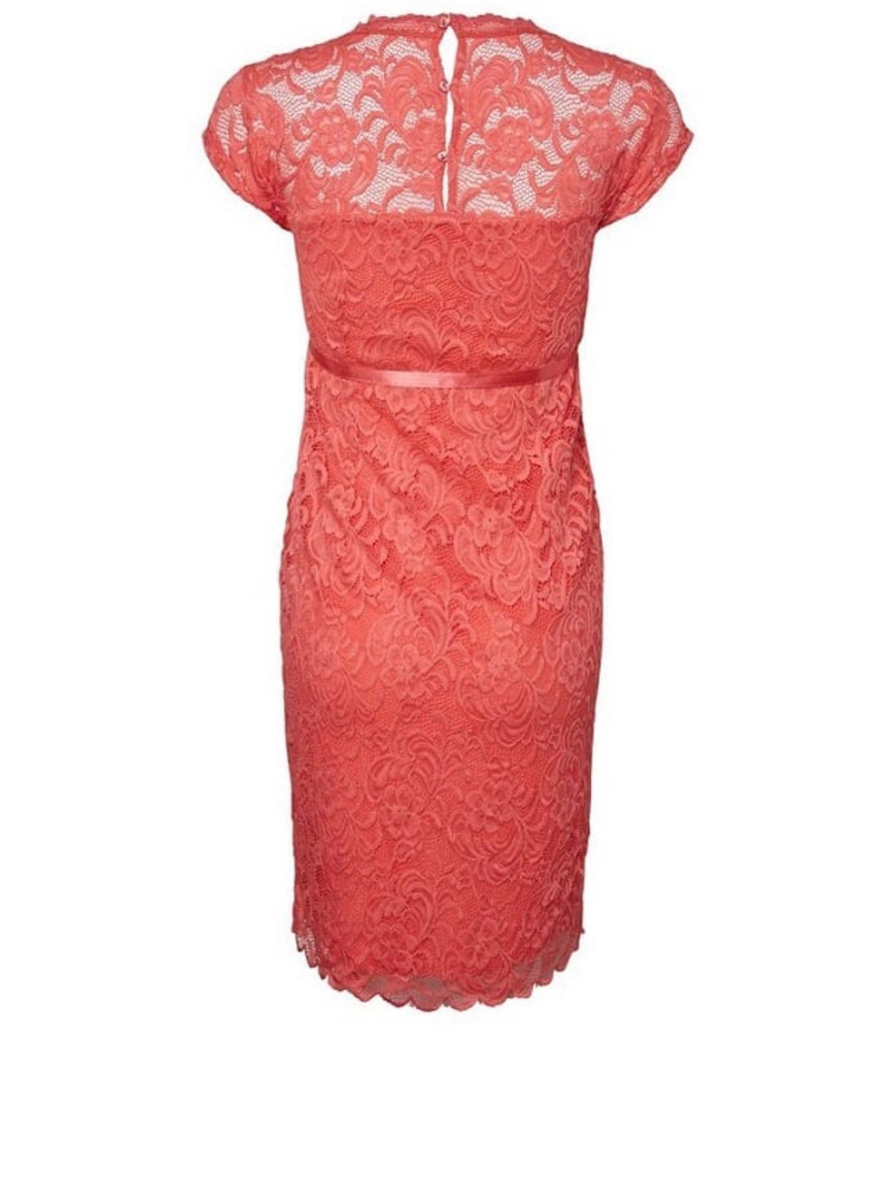 Stretch Lace Maternity Shift Dress