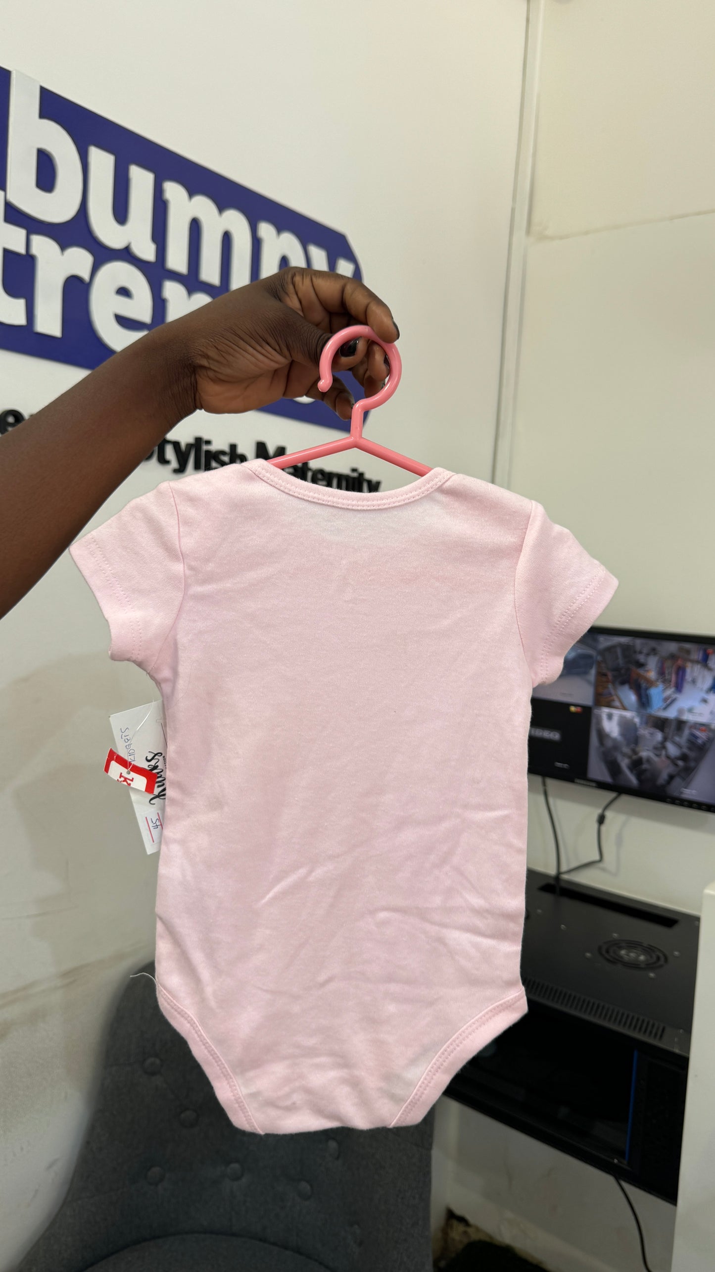 Kidgets Girls Inscription Bodysuit
