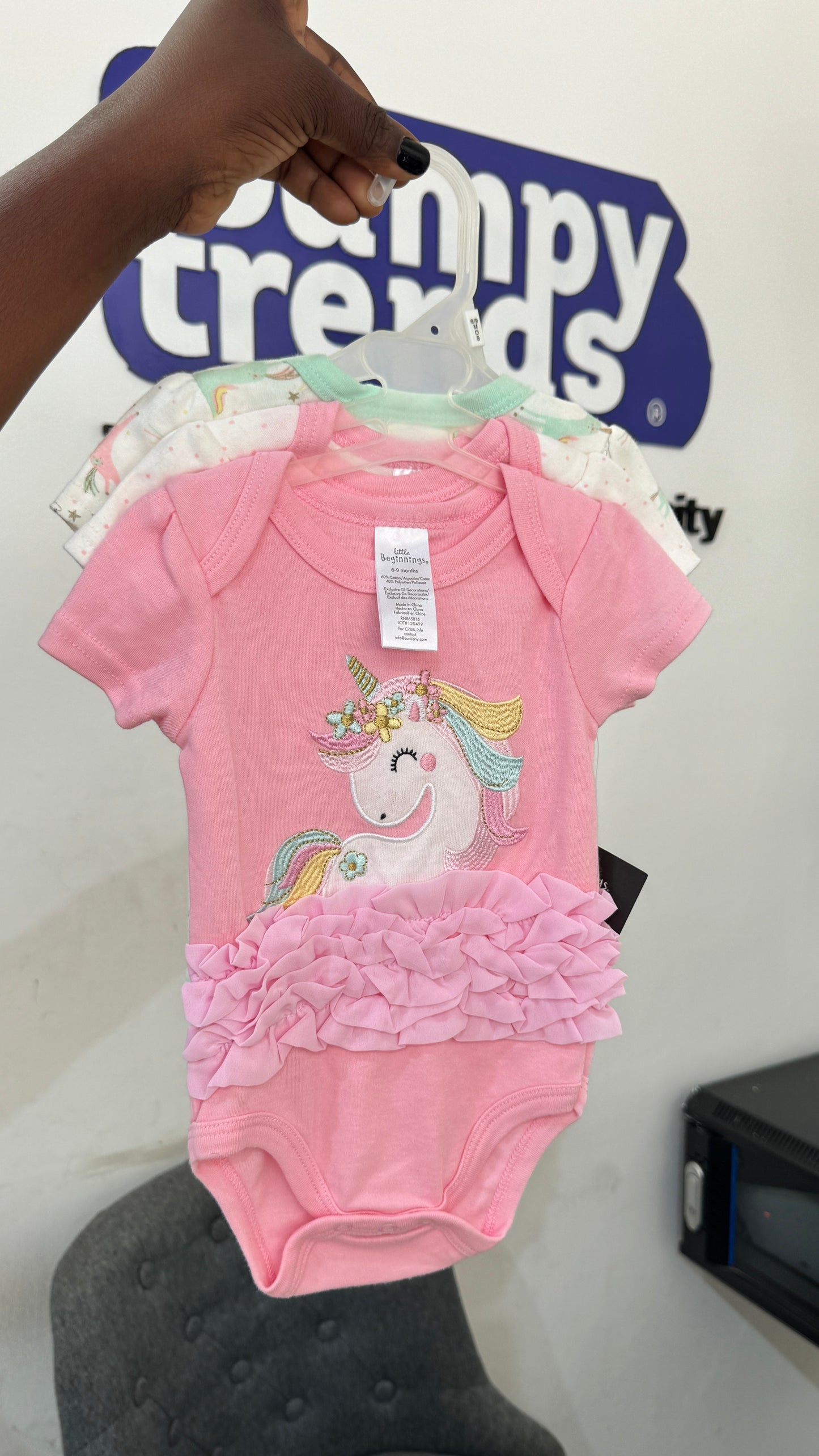 Little Beginnings 3 Pack Bodysuit Set