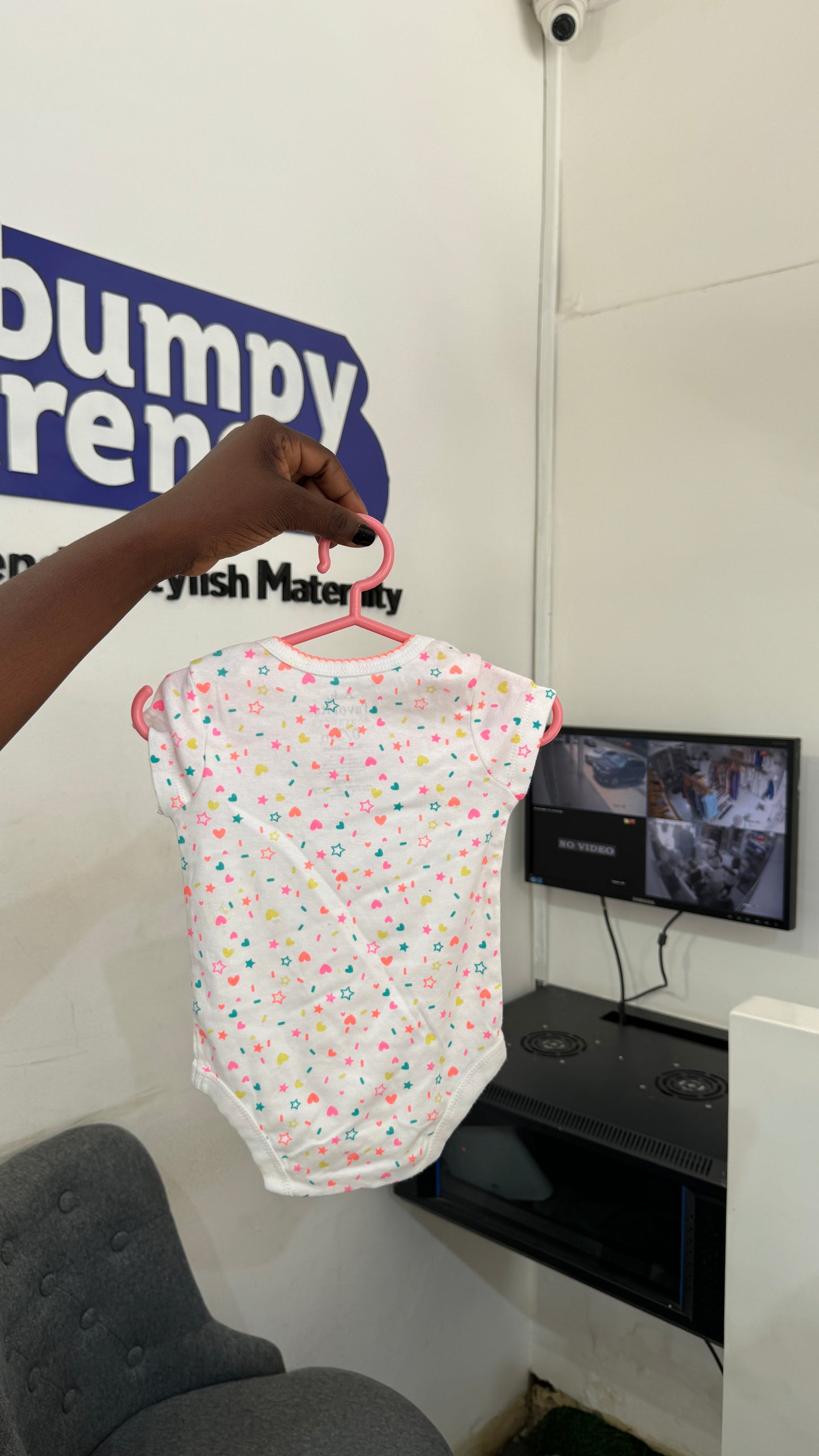 Baby Favorite Pink Multi Bodysuit