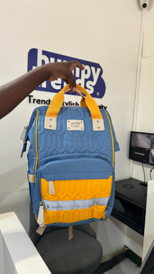 Lovtis Blue Diaper Backpack