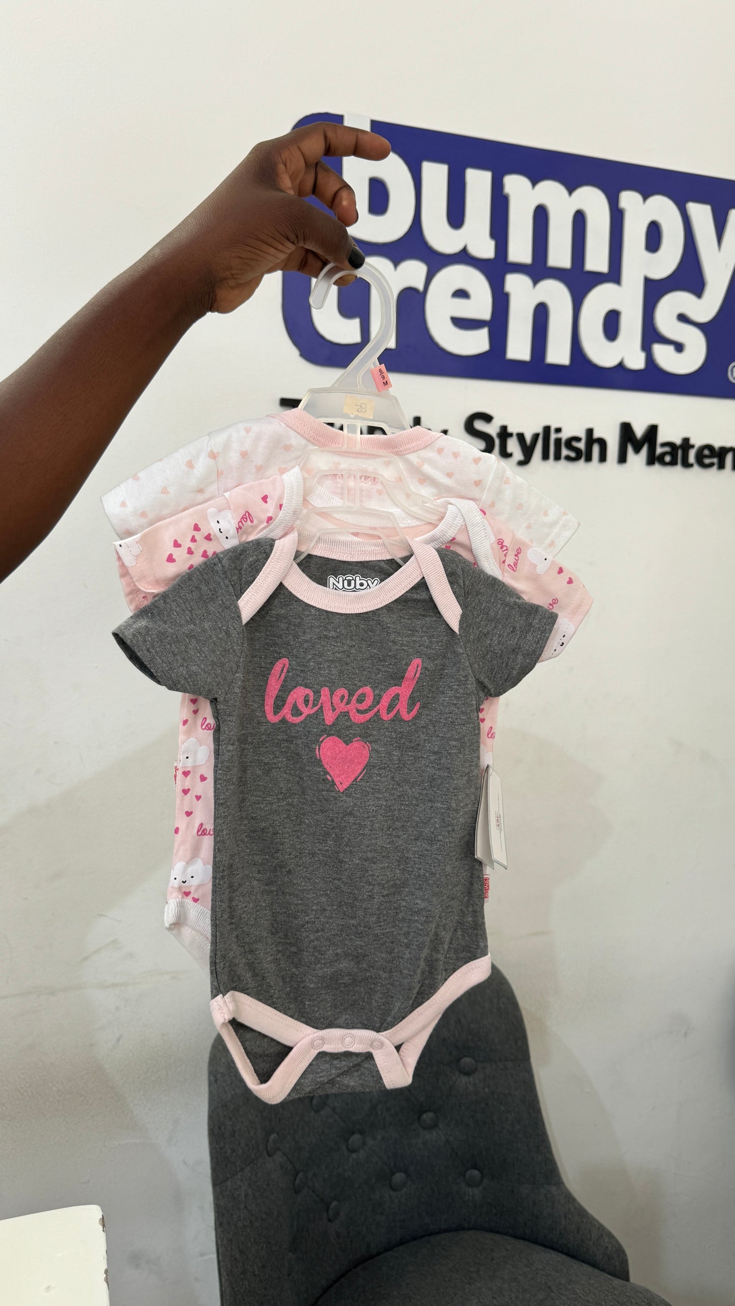 Nuby “You Make My Heart So Happy” 3 pack Bodysuit Set