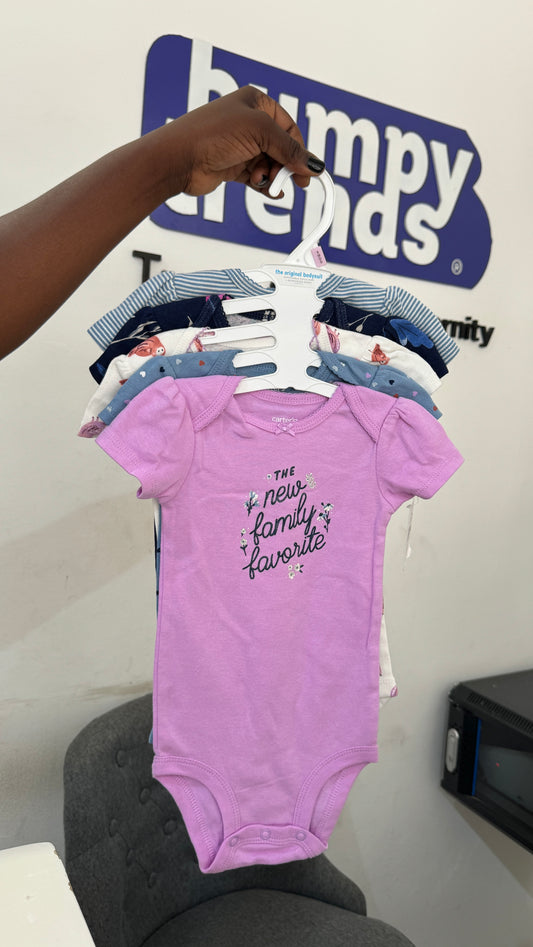 Carters 5 pack Bodysuit Set