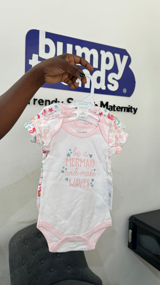 Baby Gear 3 pack Bodysuit Set