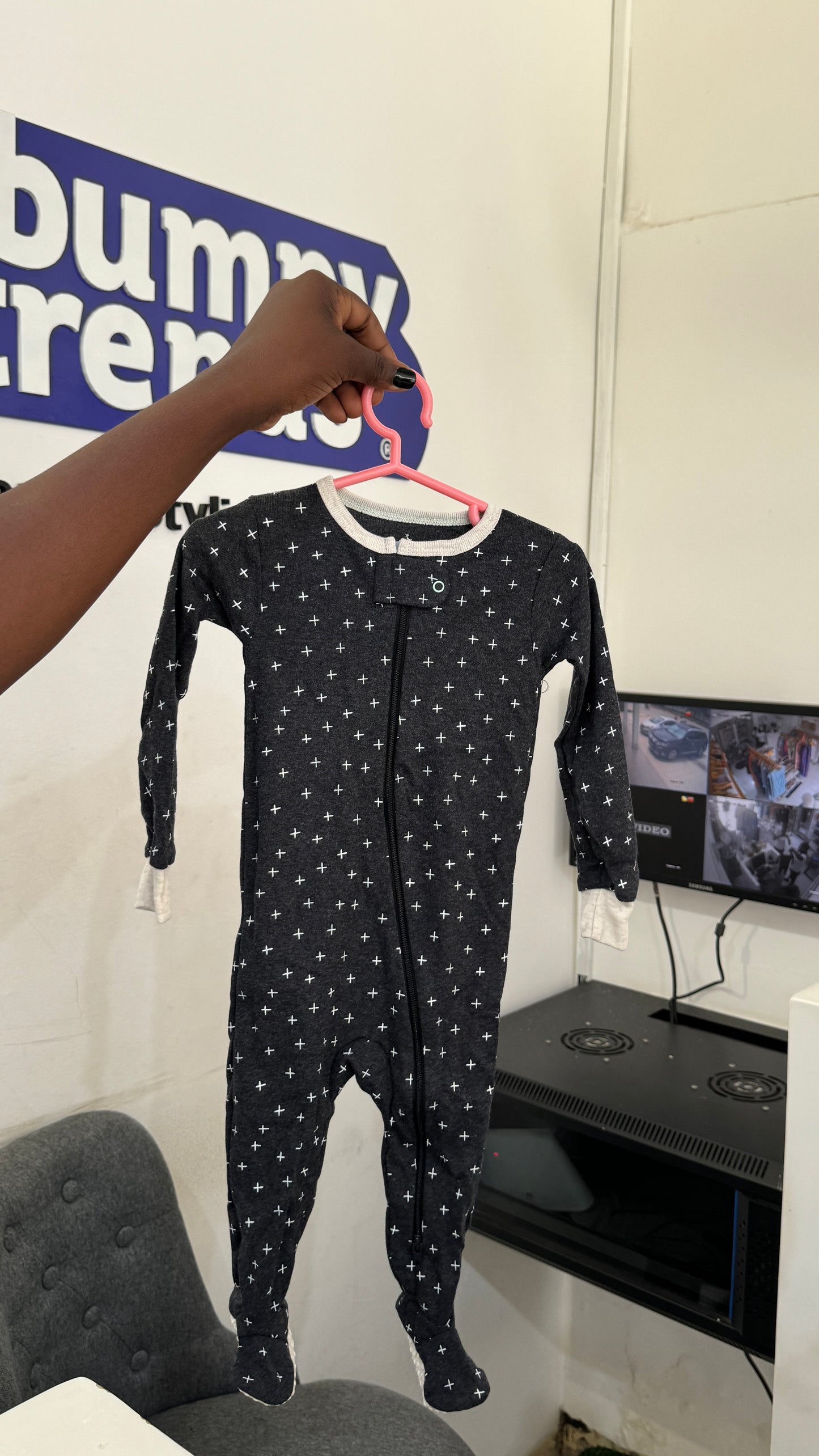 Cloud Print 3pc Sleepsuit Set