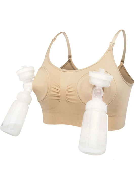 Hands Free Pumping Nursing Bra with Free Extender