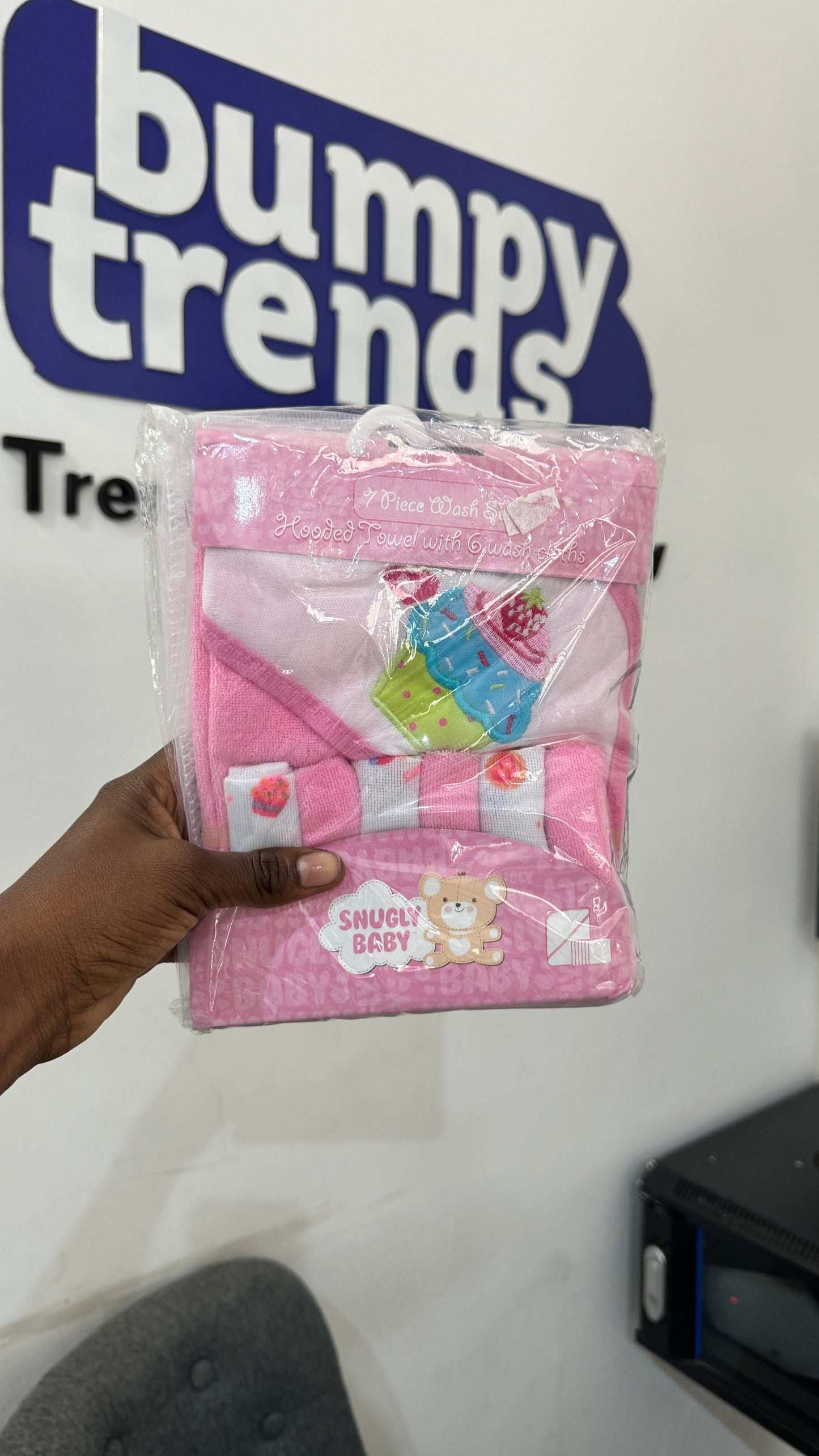Snugly Baby Hooded Towel & Wash Clothes