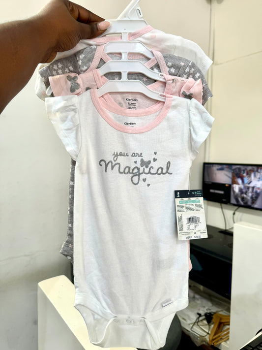 Gerber You Are Magical 4-Pack Onesies