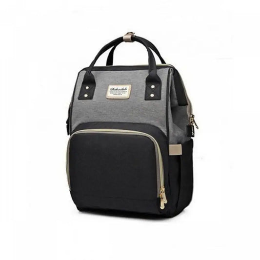 Dokoclub Black and Grey Diaper Backpack