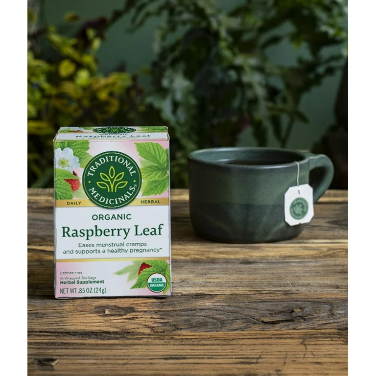 Traditional Medicinals Organic Raspberry Leaf Tea - 16ct