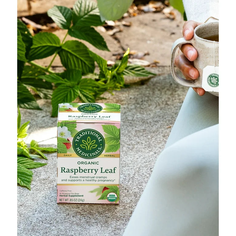 Traditional Medicinals Organic Raspberry Leaf Tea - 16ct